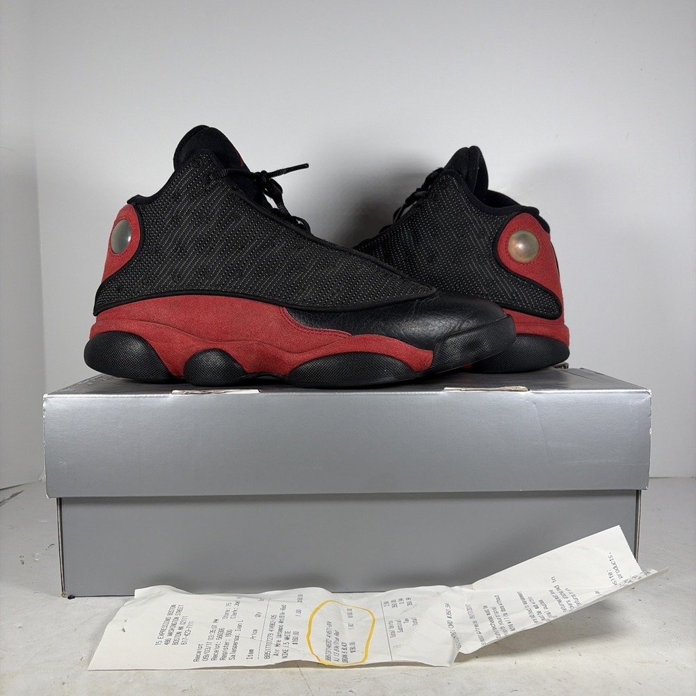 Size 8 Nike Air Jordan 13 Retro Bred 2017 Sneakers 414571-004